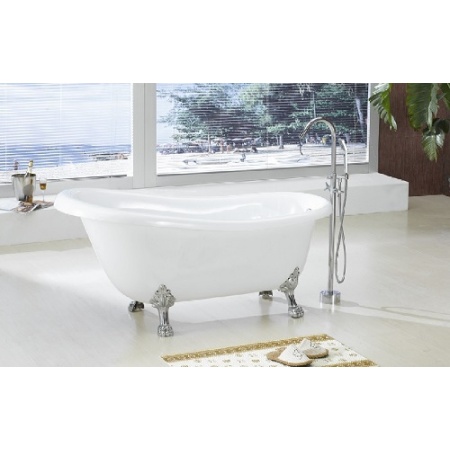 Freestanding acrylic bathtub