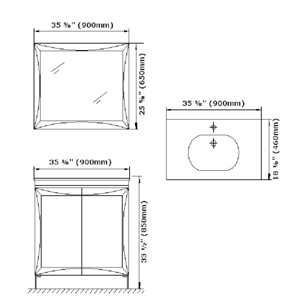 Freestanding Vanity