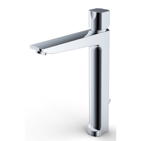 Single-handle lever lavatory faucet