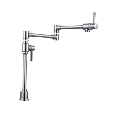 Kitchen wall mount faucet. Chrome Finish