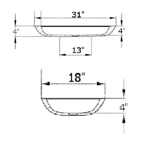 Lavatory sink