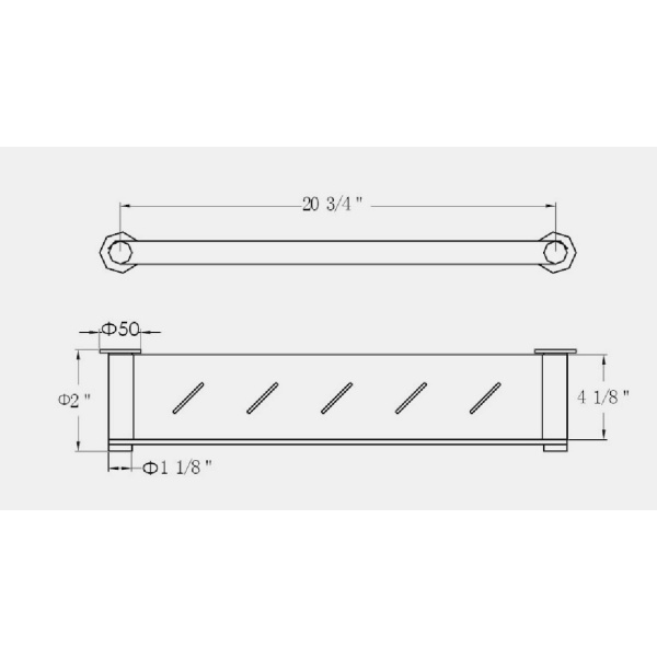 Shelf with bracket