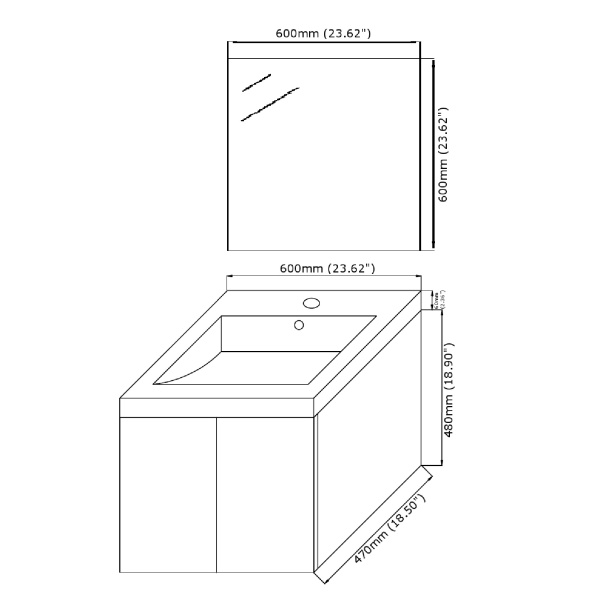 Wall Hung Vanity