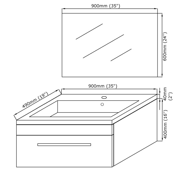 Wall Hung Vanity