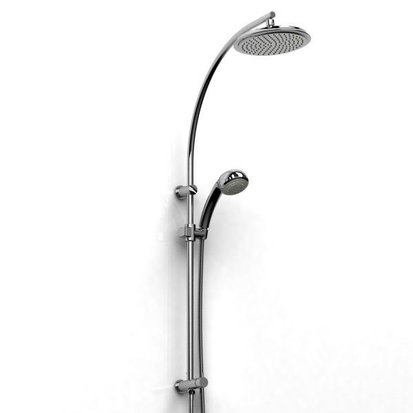 Riobel -DUO shower system with built-in supply - 4225C Chrome