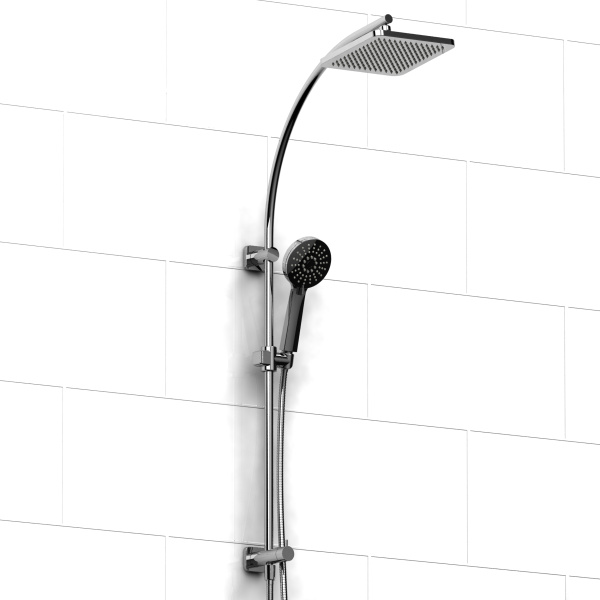 Riobel -DUO shower system with built-in supply - 4267C Chrome
