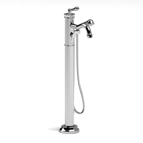 Riobel -Floor-mount tub filler with hand shower - AT33