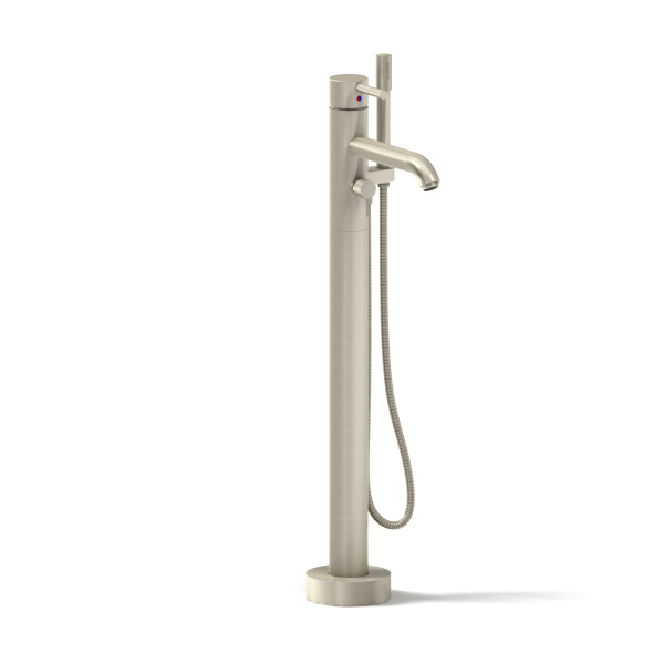 Riobel -Floor-mount tub filler with hand shower – CS33