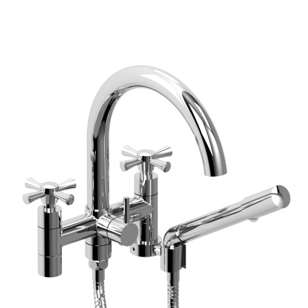 Riobel -6" tub filler with hand shower - ED06+