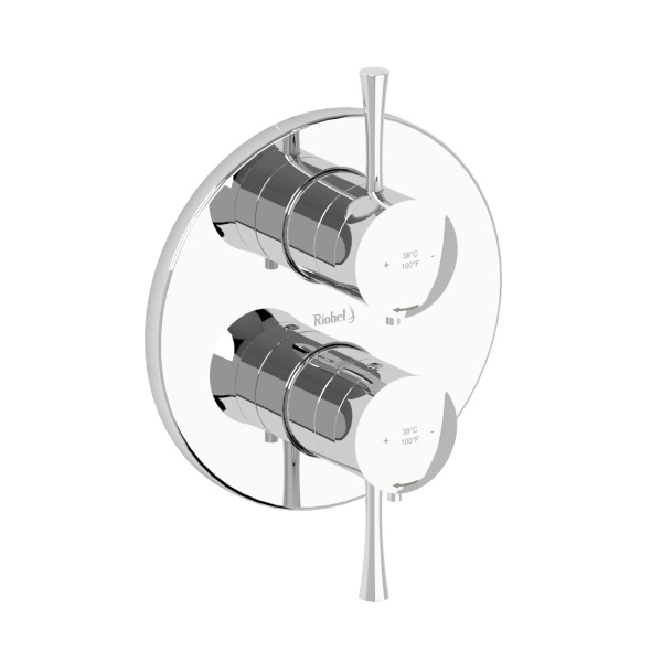 Riobel -4-way ¾" coaxial complete valve - EDTM83