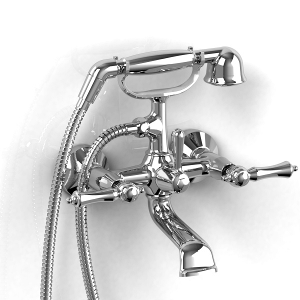 Riobel -6" tub filler with hand shower - GN06L