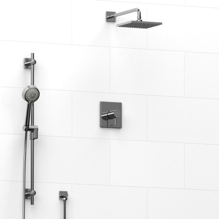 Riobel -½’’ coaxial 2-way system with hand shower and shower head - KIT#323PATQ