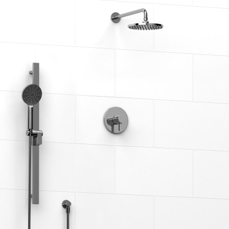 Riobel -½’’ coaxial 2-way system with hand shower and shower head - KIT#323PXTM