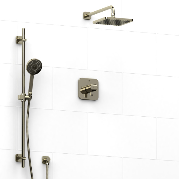Riobel -½’’ coaxial 2-way system with hand shower and shower head – KIT#323SA