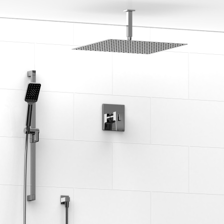Riobel -½’’ coaxial 2-way system with hand shower and shower head - KIT#8323