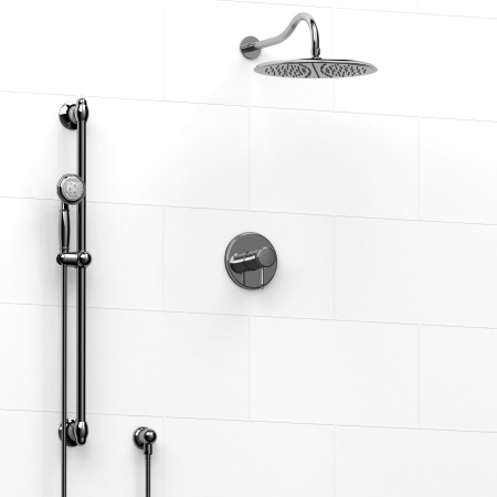 Riobel -½’’ coaxial 2-way system with hand shower and shower head - KIT#9123