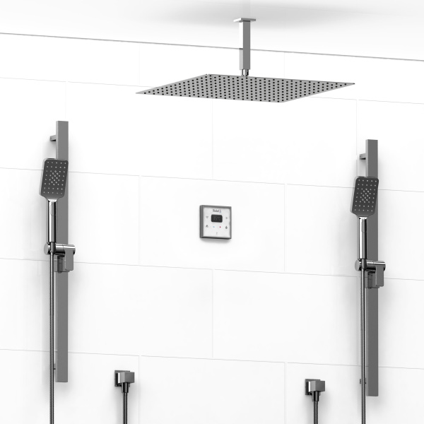 Riobel -¾" electronic system with hand shower rail and shower head - KIT#95ISC