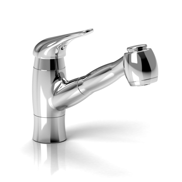 Riobel -Melenas tall kitchen faucet with spray - ML201C Chrome