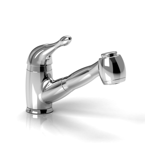 Riobel -Mondial kitchen faucet with spray - MO101C Chrome