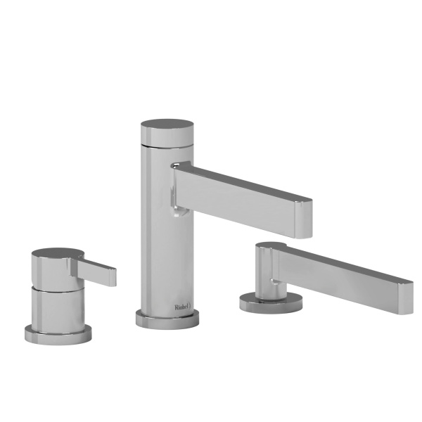 Riobel -3-piece deck-mount tub filler with hand shower - PX10C Chrome