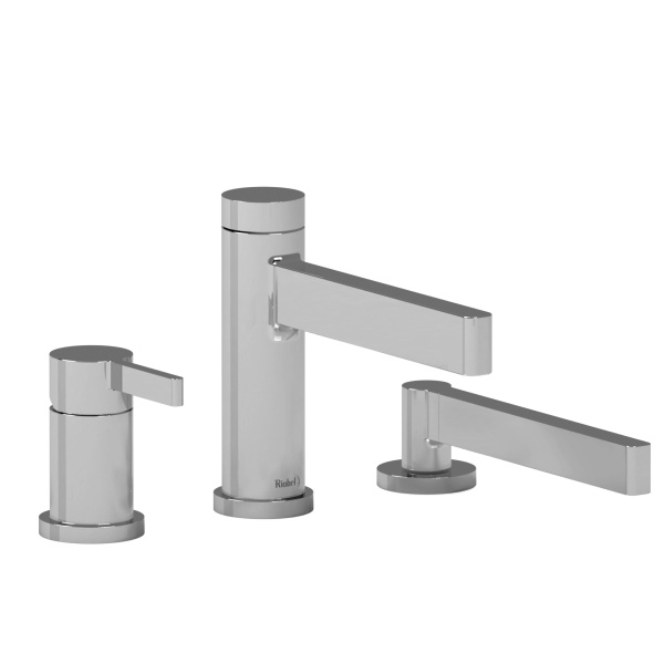 Riobel -3-piece pressure balance deck-mount tub filler with hand shower - PX16C Chrome