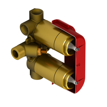 Riobel -4-way double coaxial valve rough without cartridge - R46