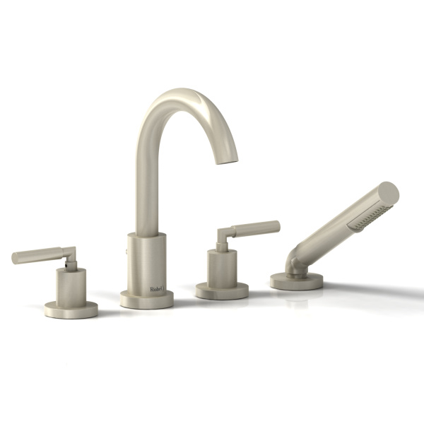 Riobel -4-piece deck-mount tub filler with hand shower – SY12L
