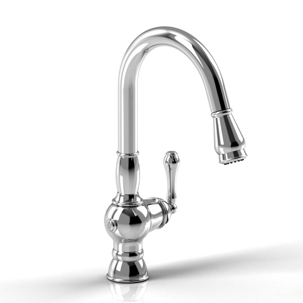 Riobel -Kitchen faucet with spray - TC101BN Brushed nickel