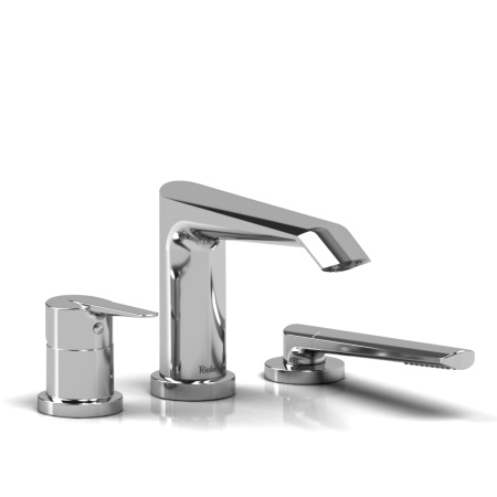 Riobel -3-piece deck-mount tub filler with hand shower - VY10C Chrome