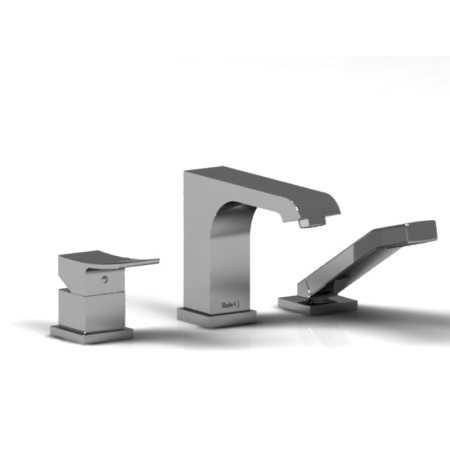 Riobel -3-piece deck-mount tub filler with hand shower - ZO10