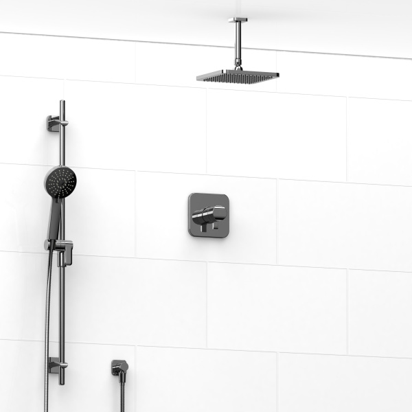 Riobel -½’’ coaxial 2-way system with hand shower and shower head – KIT#323SA