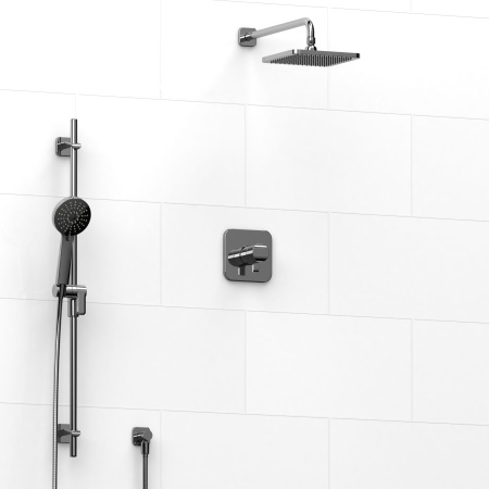 Riobel -½’’ coaxial 2-way system with hand shower and shower head - KIT#323SA