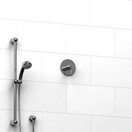 Riobel -½’’ coaxiale system with hand shower rail - KIT#143CS