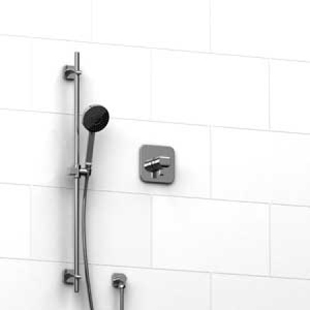 Riobel -½’’ coaxiale system with hand shower rail - KIT#143SA