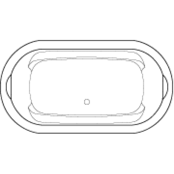 Neptune – REVELATION freestanding acrylic oval bathtub