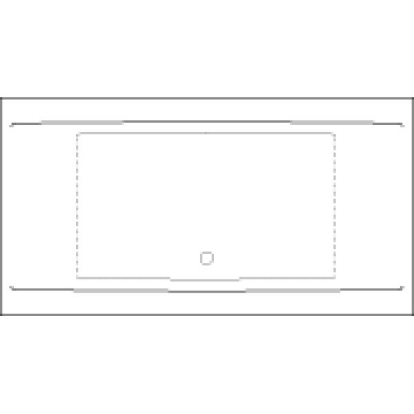 Neptune – SAPHYR freestanding acrylic rectangular bathtub