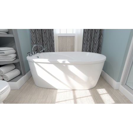 Neptune - VAPORA F2 freestanding acrylic oval bathtub