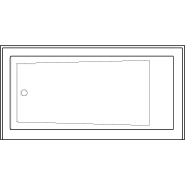Neptune – ZORA acrylic rectangular bathtub